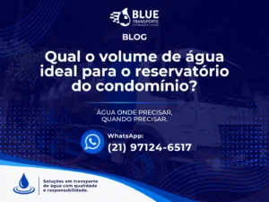 Qual o volume de água ideal para o reservatório do condomínio?