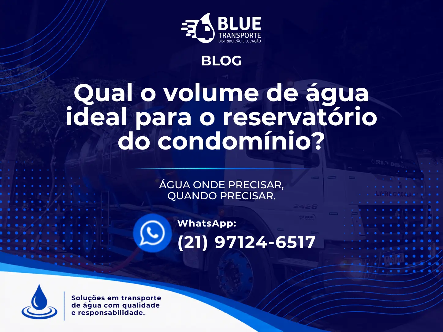 Qual o volume de água ideal para o reservatório do condomínio?