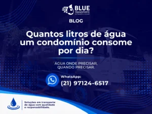 Quantos litros de água um condomínio consome por dia?